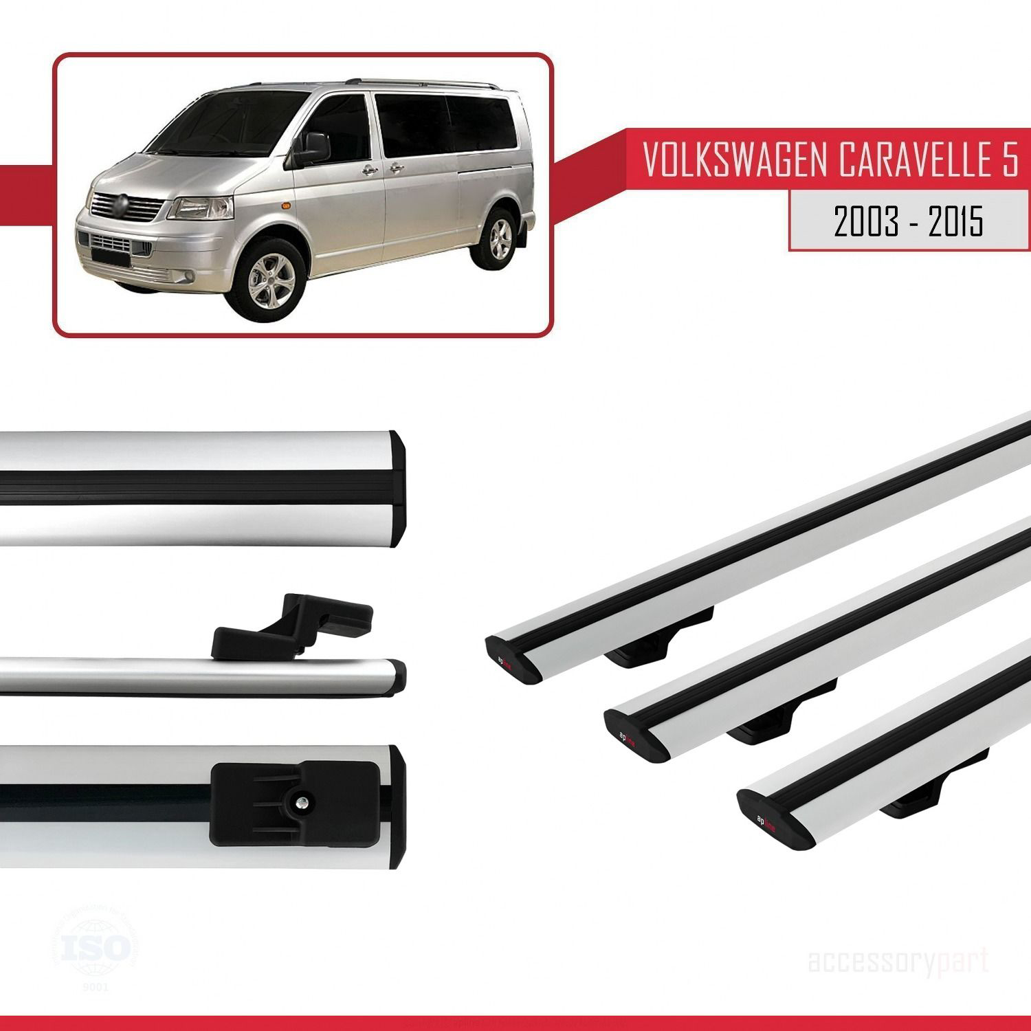Volkswagen Caravelle (T5) 2003-2015 Arası ile uyumlu Basic Model 