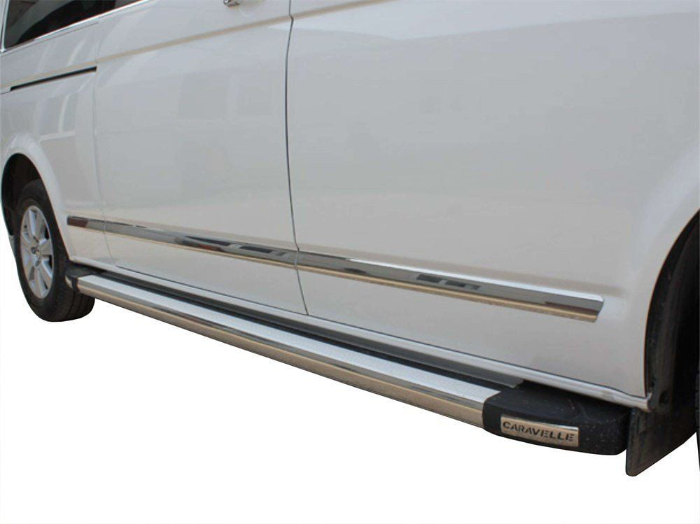 Volkswagen Caravelle Uyumlu T5.5 Yan Kapı Çıtası 5 Parça Krom (K.