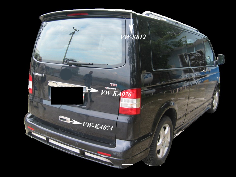 Volkswagen Caravelle Uyumlu Spoiler Bagaj Gt Md:1 Fiber 2003-2010