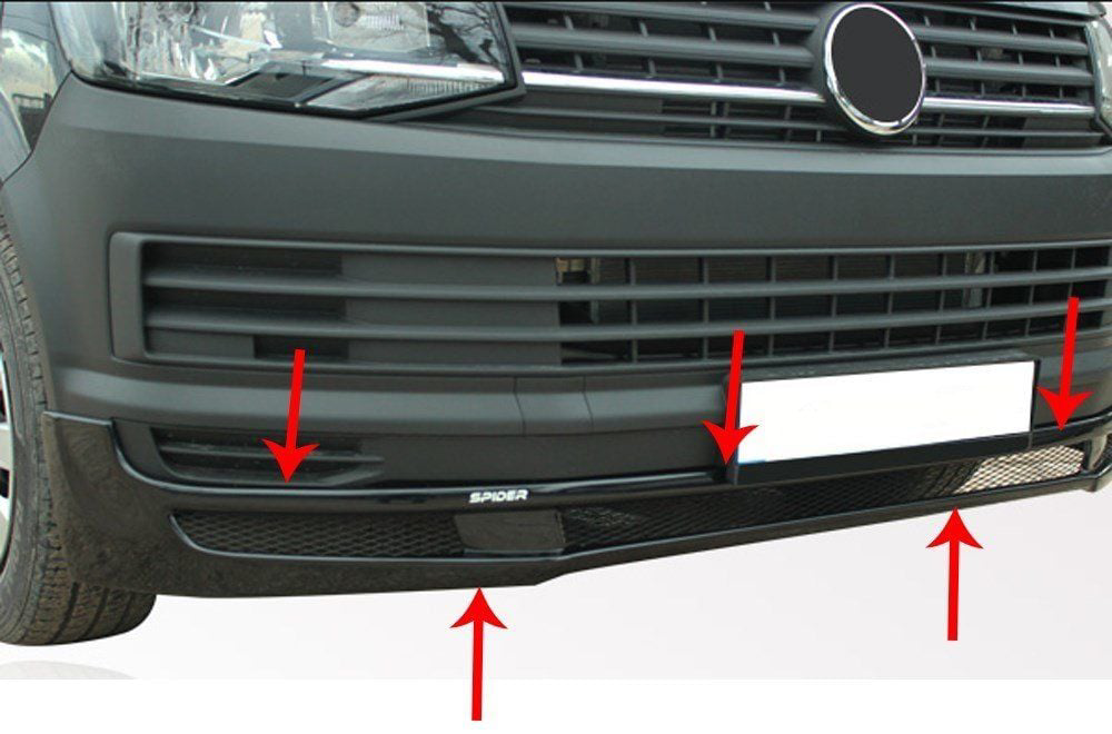 Volkswagen Caravelle Uyumlu T6 Ön Tampon Altı Fiber 2015 Ve Sonra