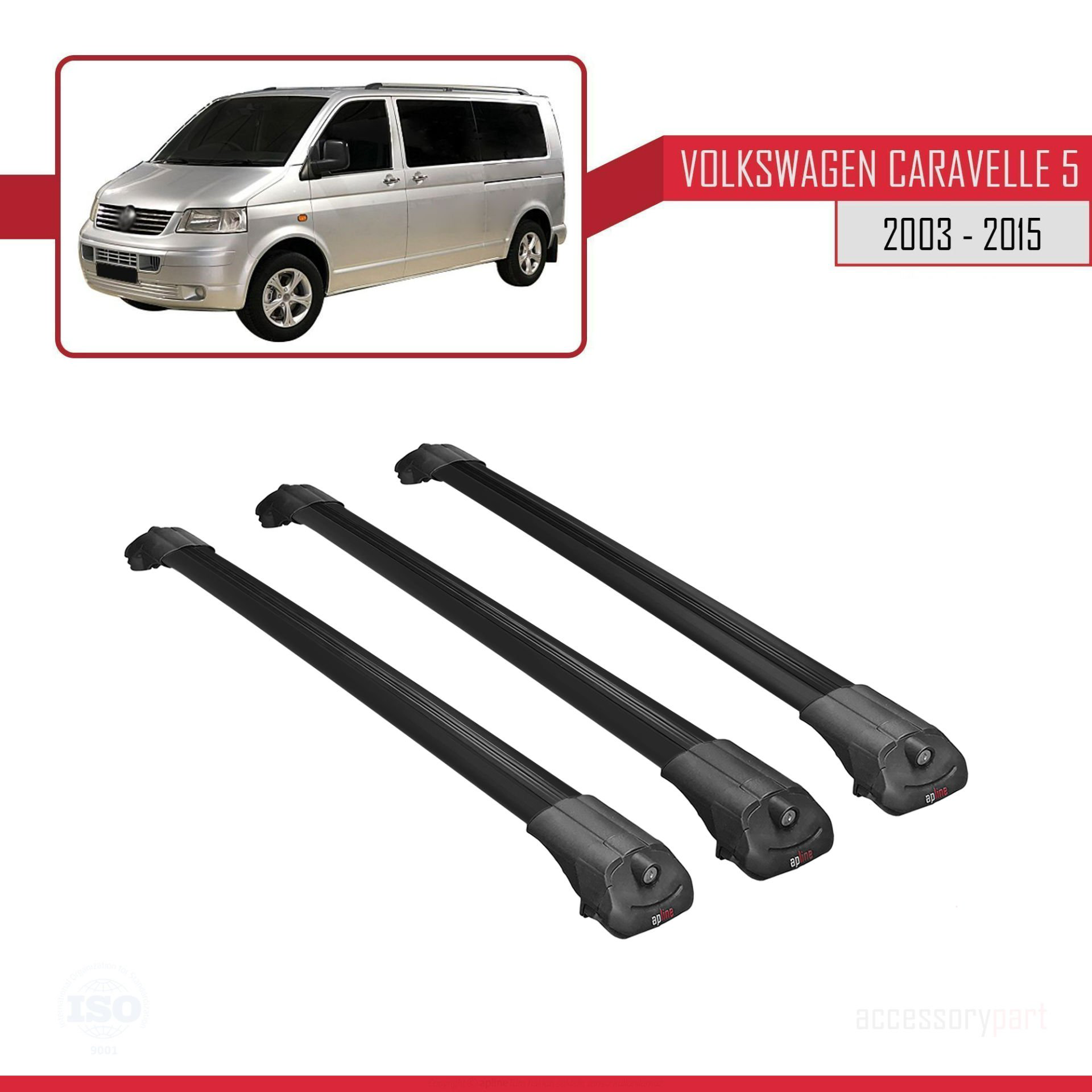 Volkswagen Caravelle (T5) 2003-2015 Arası ile uyumlu ACE-1 Ara At