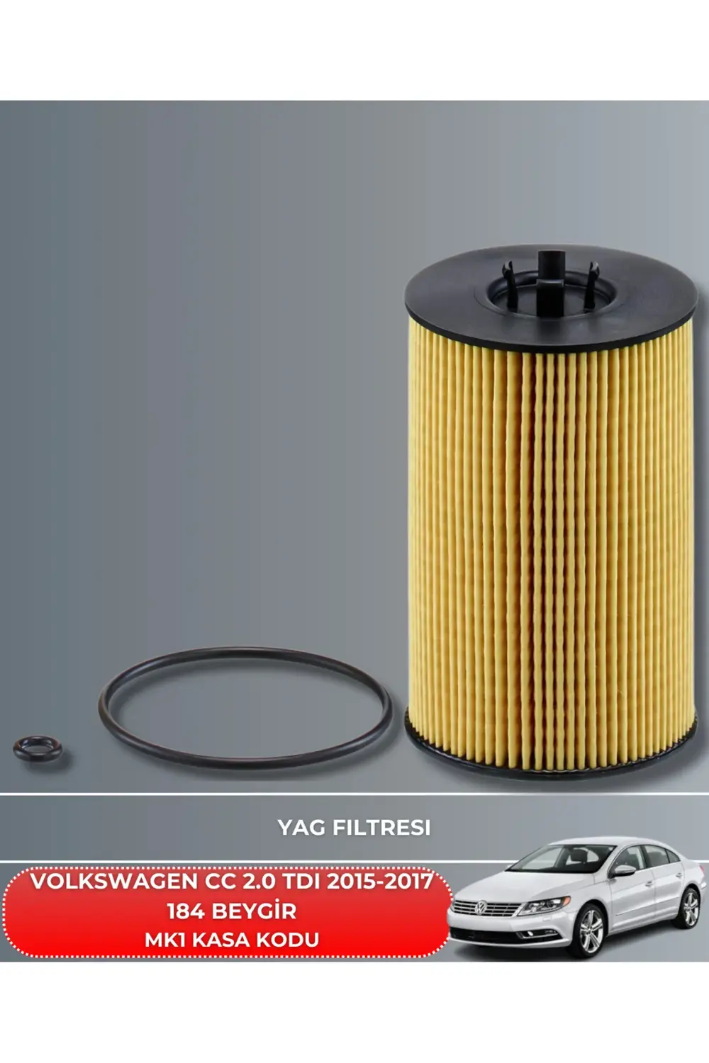 VOLKSWAGEN CC 2.0 TDI 2015-2016-2017 184 BEYGİR FİLTRE - YAĞ BAKI