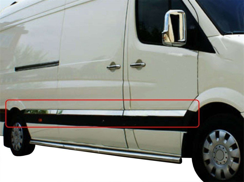 Volkswagen Crafter Uyumlu Yan Kapı Çıtası 10 Parça Krom (O.Ş) 200