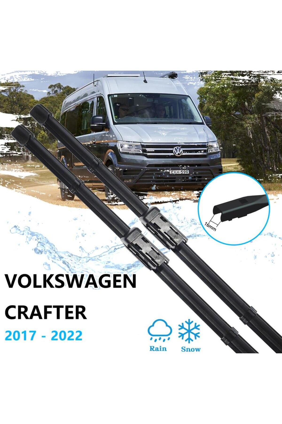 VOLKSWAGEN CRAFTER ÖN CAM MUZ SİLECEK TAKIMI 2017--2022