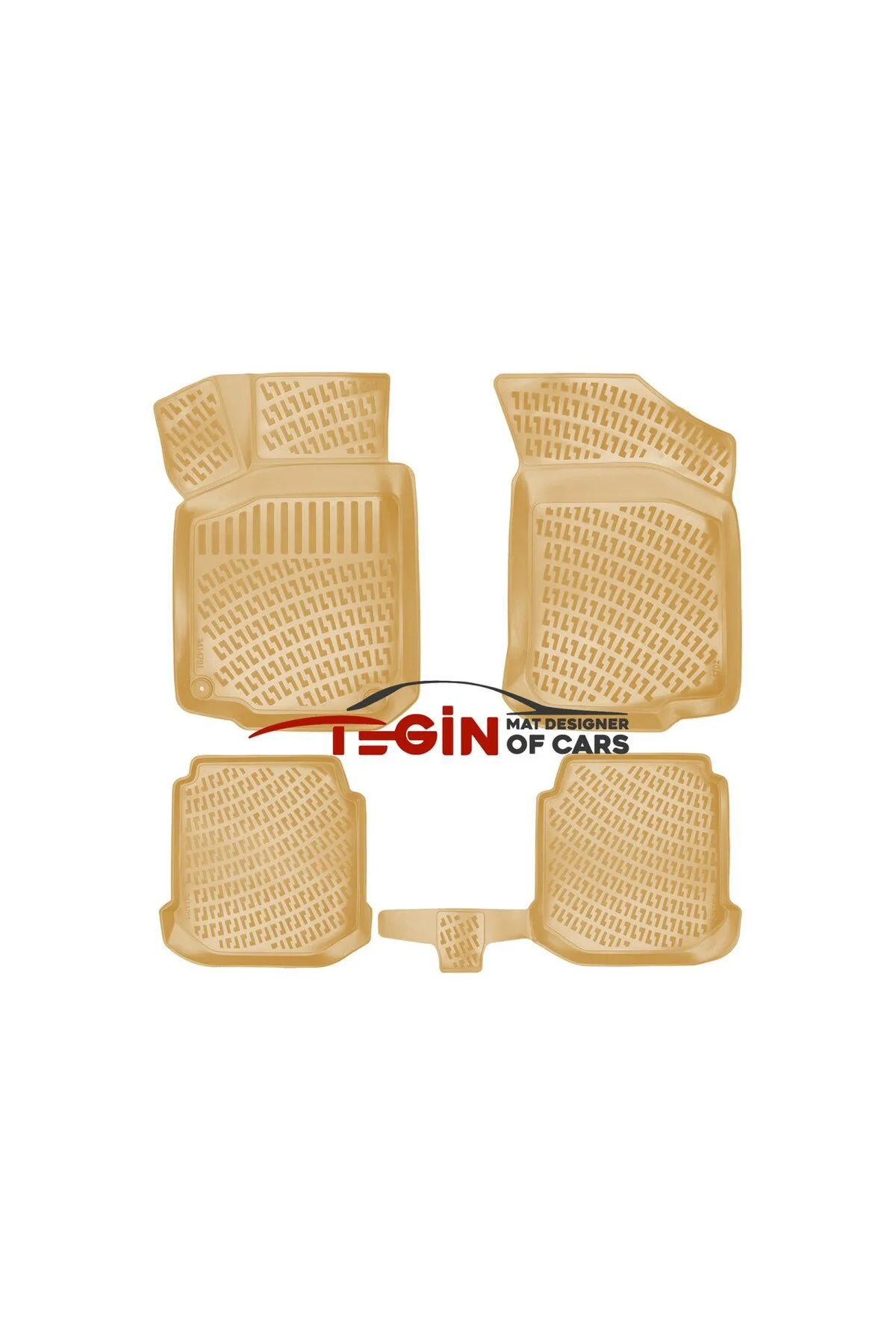Volkswagen Golf 4 1997-2005 R 4Motion Bej 3D Havuzlu Paspas
