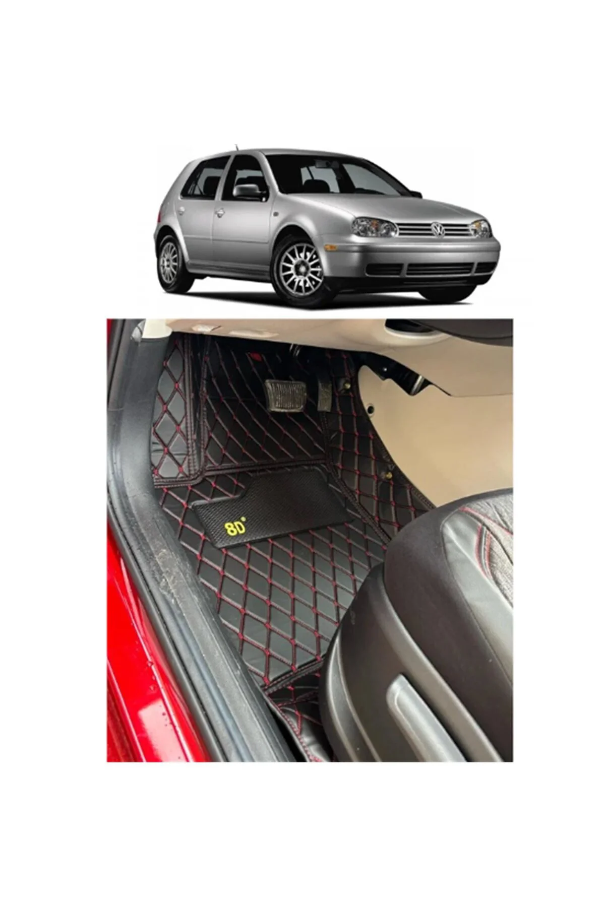Volkswagen Golf 4 1997-2005 1.0/1.5 eTSI Siyah 3D Havuzlu Paspas Fiyatı, Yorumları ve Özellikleri