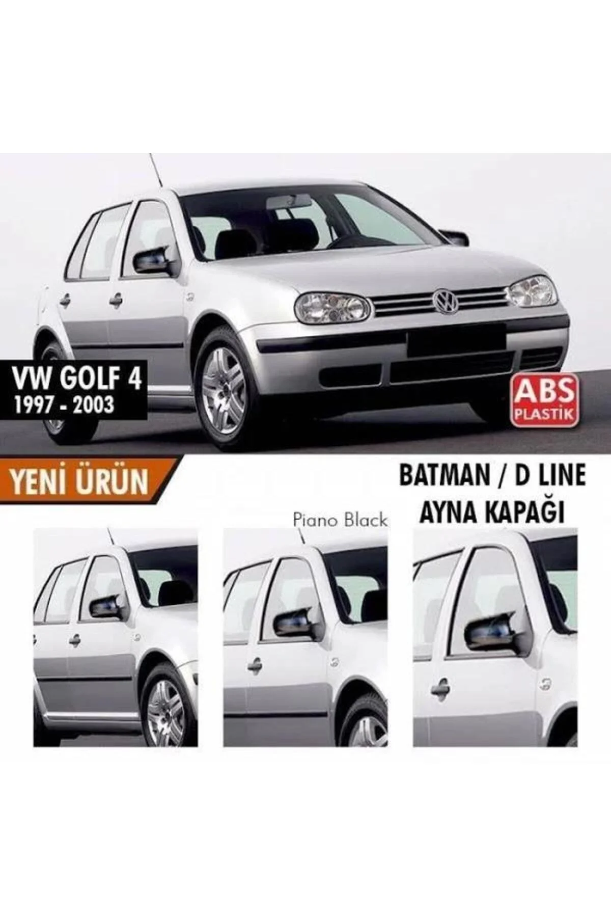 Volkswagen Golf 4 Yarasa Ayna Kapağı Uyumlu Volkswagen Golf 4 Yarasa Ayna Kapağı Uyumlu