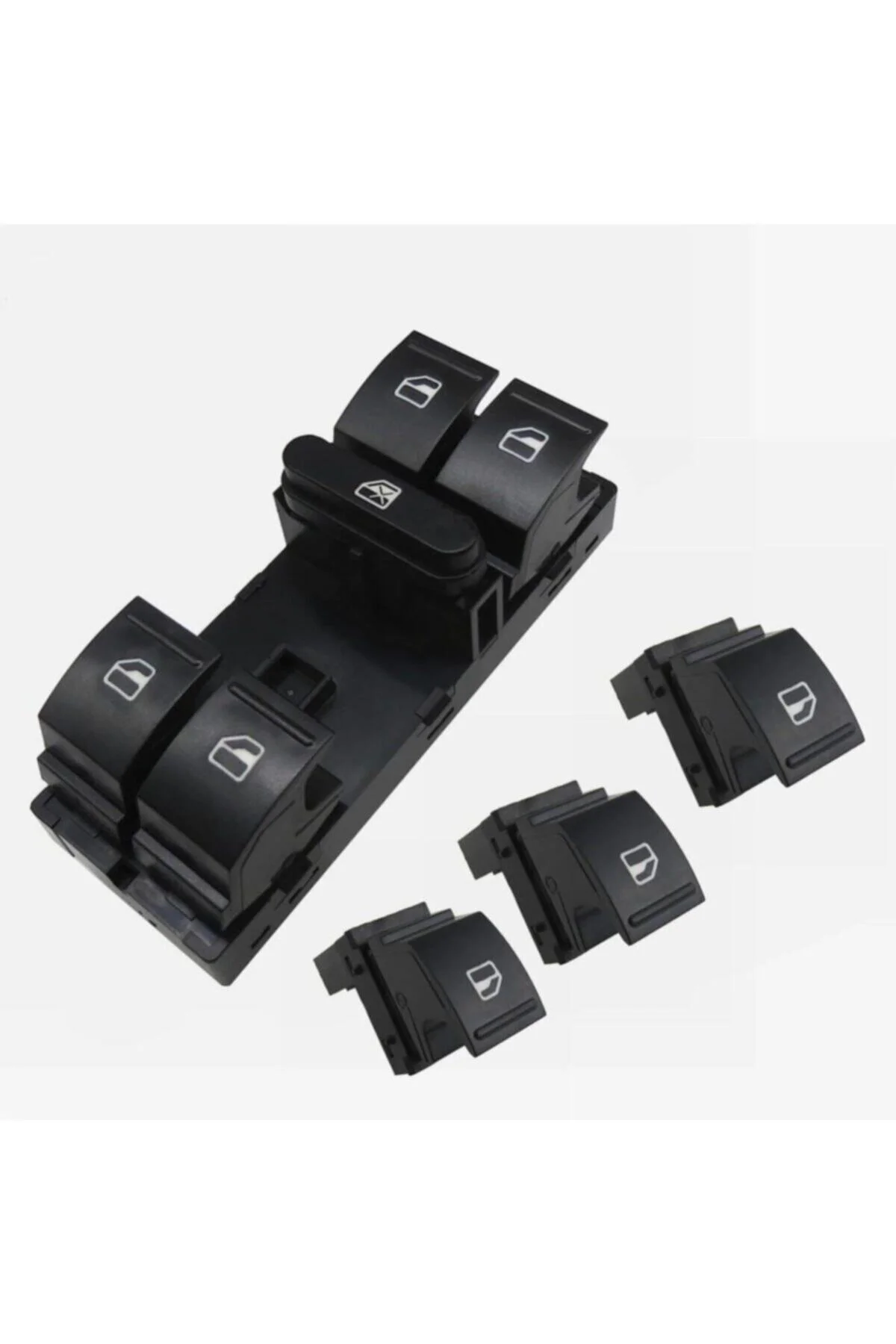 Volkswagen Golf 5 - 6 Cam Düğmesi Anahtarı Takımı 2005-2012