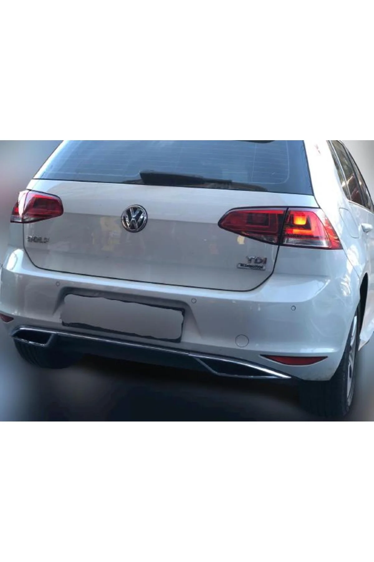 VOLKSWAGEN GOLF 7 2013-2017 7.5 GÖRÜNÜMLÜ ASTARLI DİFÜZÖR