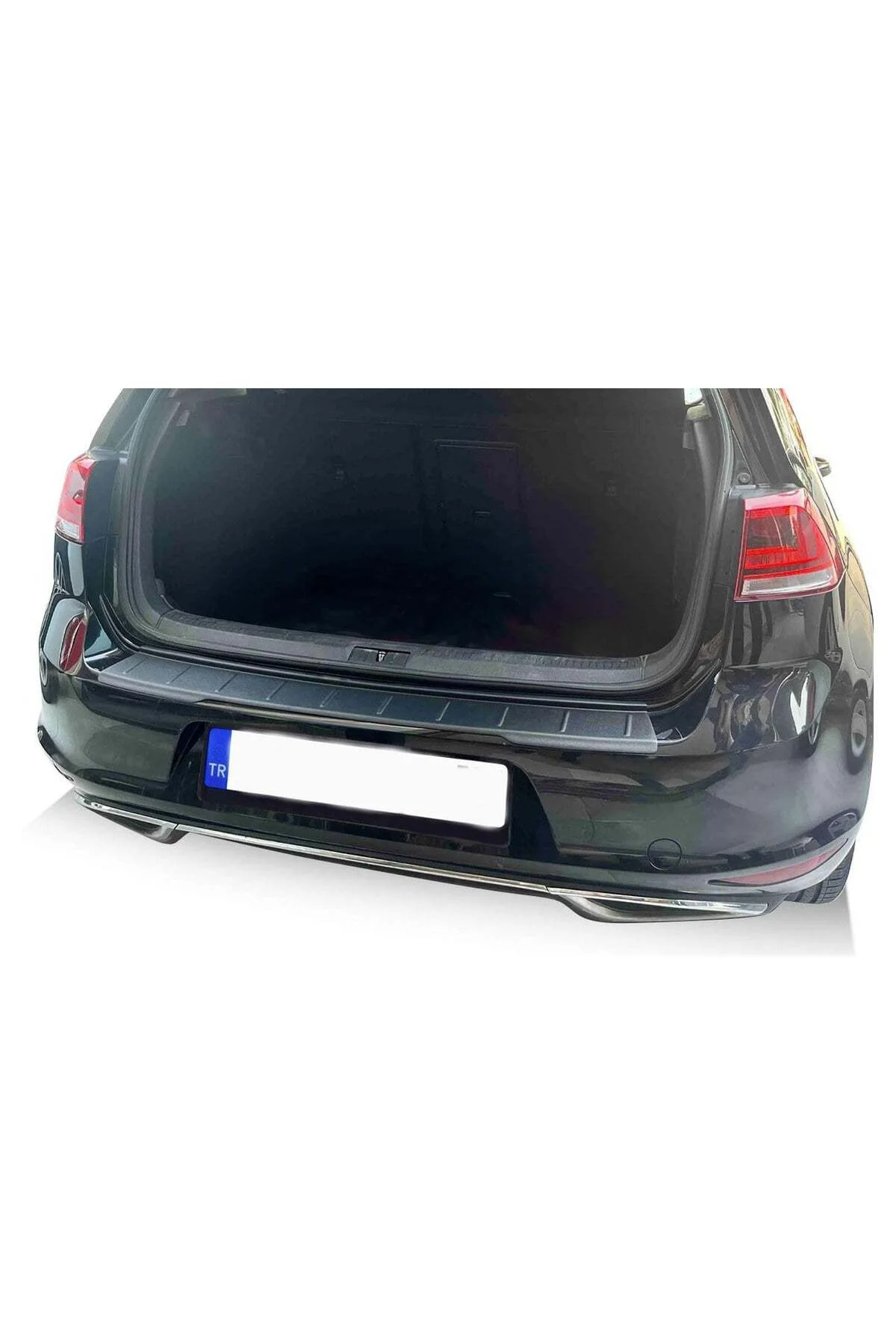 Volkswagen Golf 7 2013-2021 Uyumlu Arka Tampon Eşiği Koruma ABS Parlak Siyah Volkswagen Golf 7 2013-2021 Uyumlu Arka Tampon Eşiği Koruma ABS Parlak Siyah
