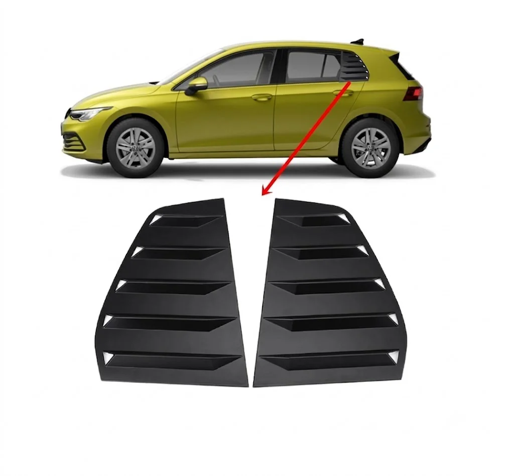 Volkswagen Golf 8 Kelebek Cam Izgarası Cam Vizörü Havalandırma 2' Volkswagen Golf 8 Kelebek Cam Izgarası Cam Vizörü Havalandırma 2'