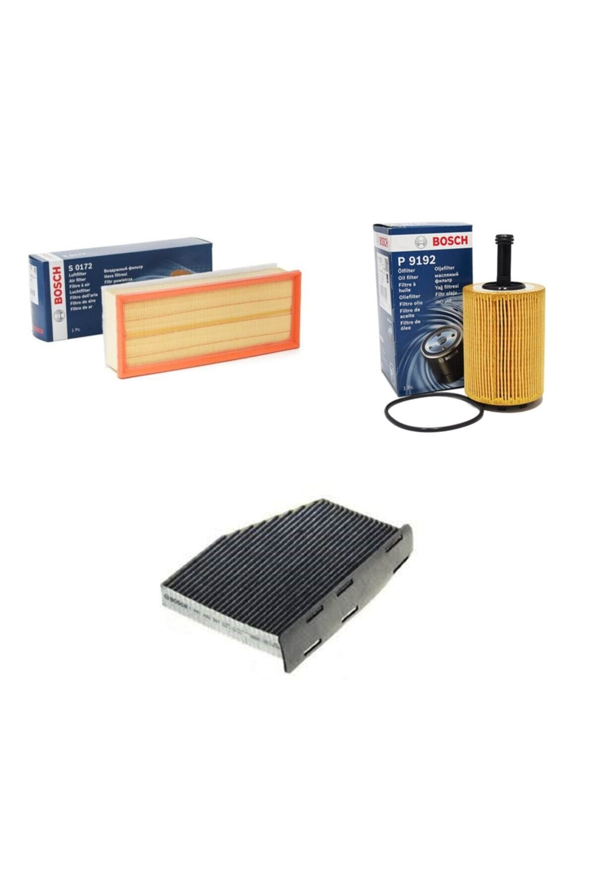 Bosch Volkswagen Golf Jetta 1.9 Tdi 2006-2009 Dizel Hava + Yağ Filtre +