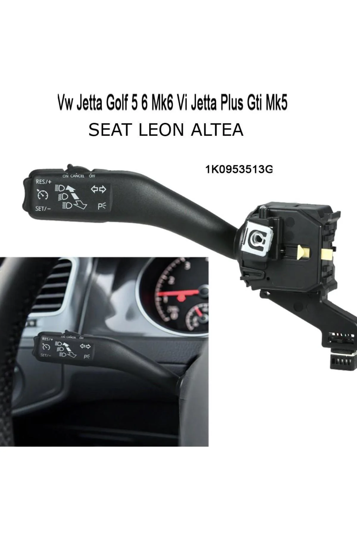Volkswagen Golf Jetta Leon Uyumlu Sinyal Kolu Hız Sabitlemeli