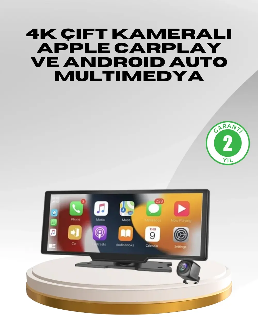 Volkswagen Golf Polo Passat Uyumlu 10.26” CarPlay Android Auto Ek