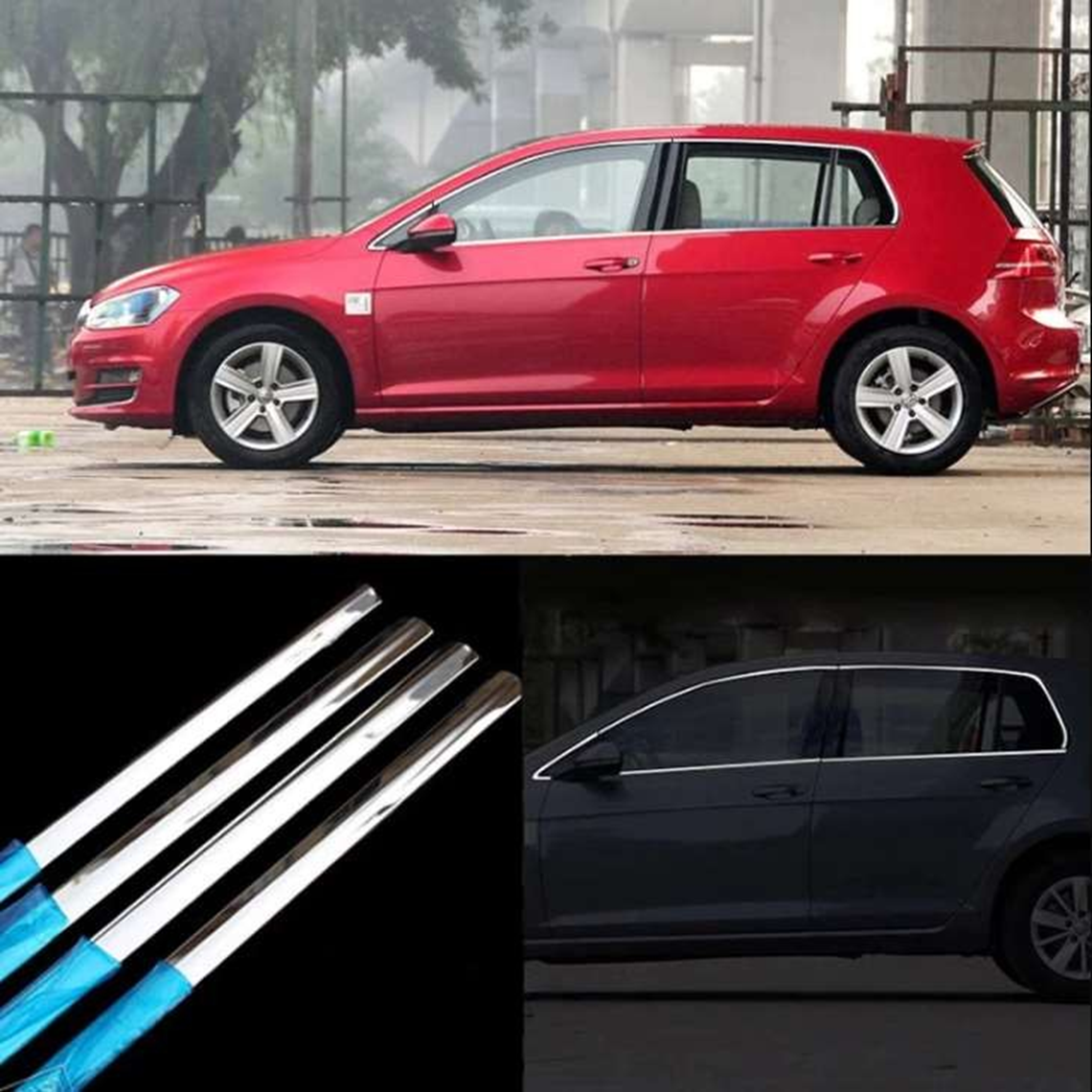 Drs Tuning Volkswagen Golf Uyumlu 6 Cam Çıtası Kaplama Krom Parça