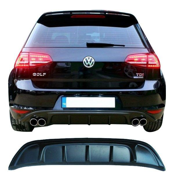 Volkswagen Golf Uyumlu 7 (2012-2016) Arka Tampon Eki - Difüzör (P Volkswagen Golf Uyumlu 7 (2012-2016) Arka Tampon Eki - Difüzör (P