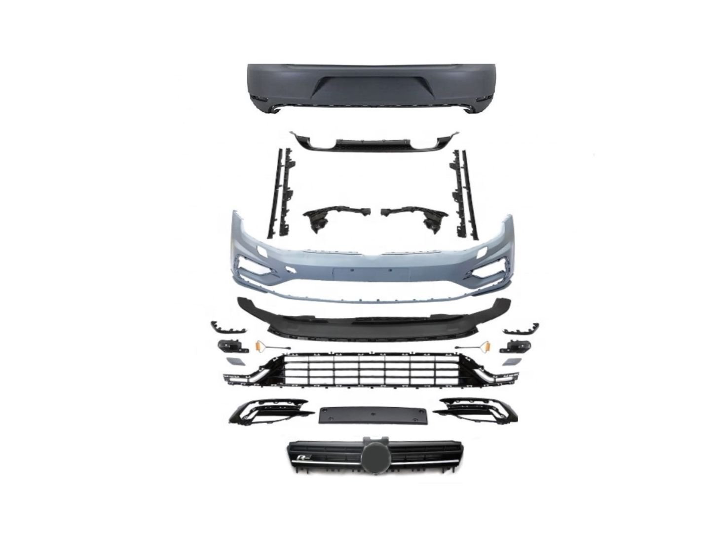 Volkswagen Golf Uyumlu 7 İçin Golf 7,5 ''R'' Body Kit