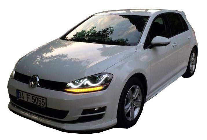 Volkswagen Golf Uyumlu 7 (2012-2019) Aerodinamik Yan Marşpiyel Se