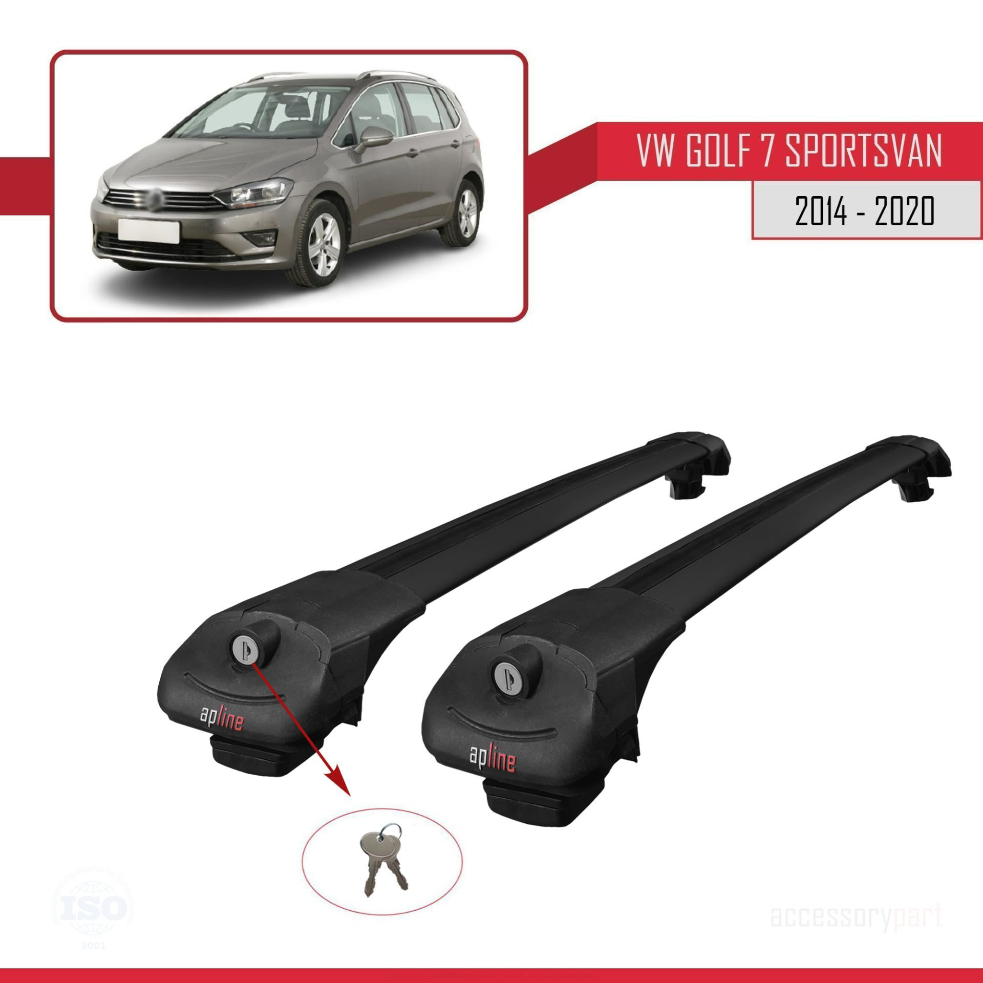 Volkswagen Golf 7 SPORTSVAN 2014-2020 Arası ile uyumlu ACE-1 Ara 