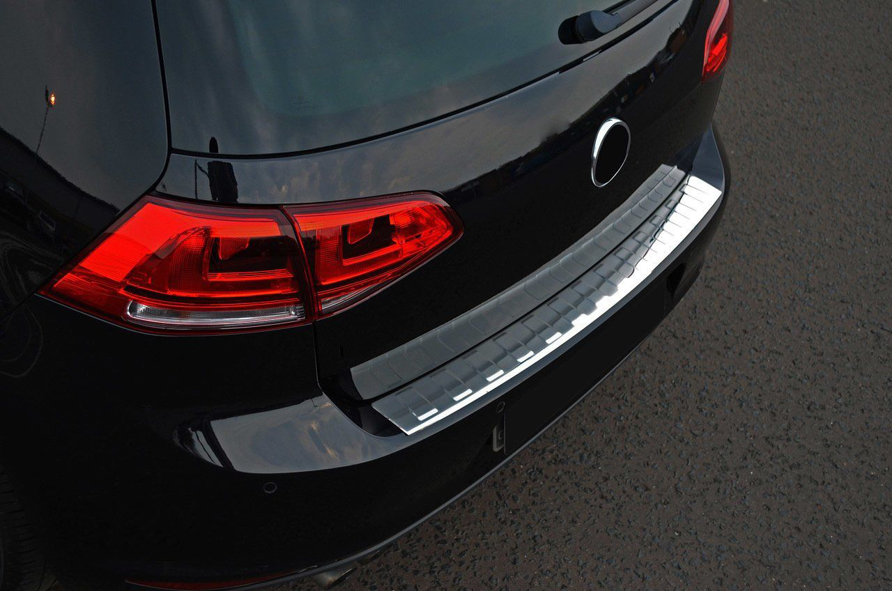 Volkswagen Golf Uyumlu 7 Hatchback Krom Arka Tampon Eşiği 2013-20