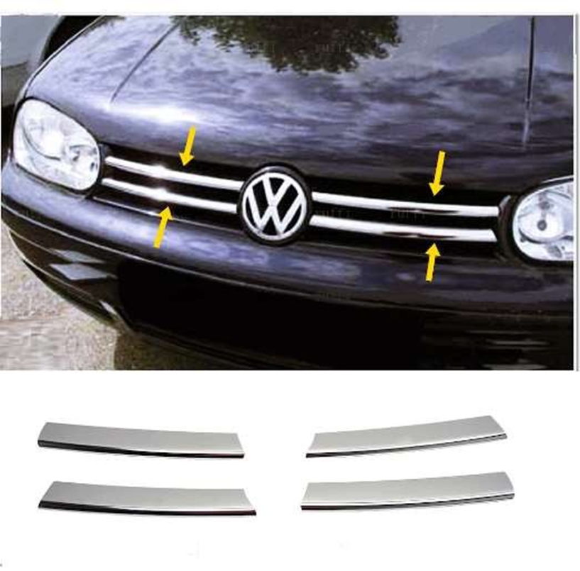 Drs Tuning Volkswagen Golf Uyumlu 4 Ön Panjur Krom Parça