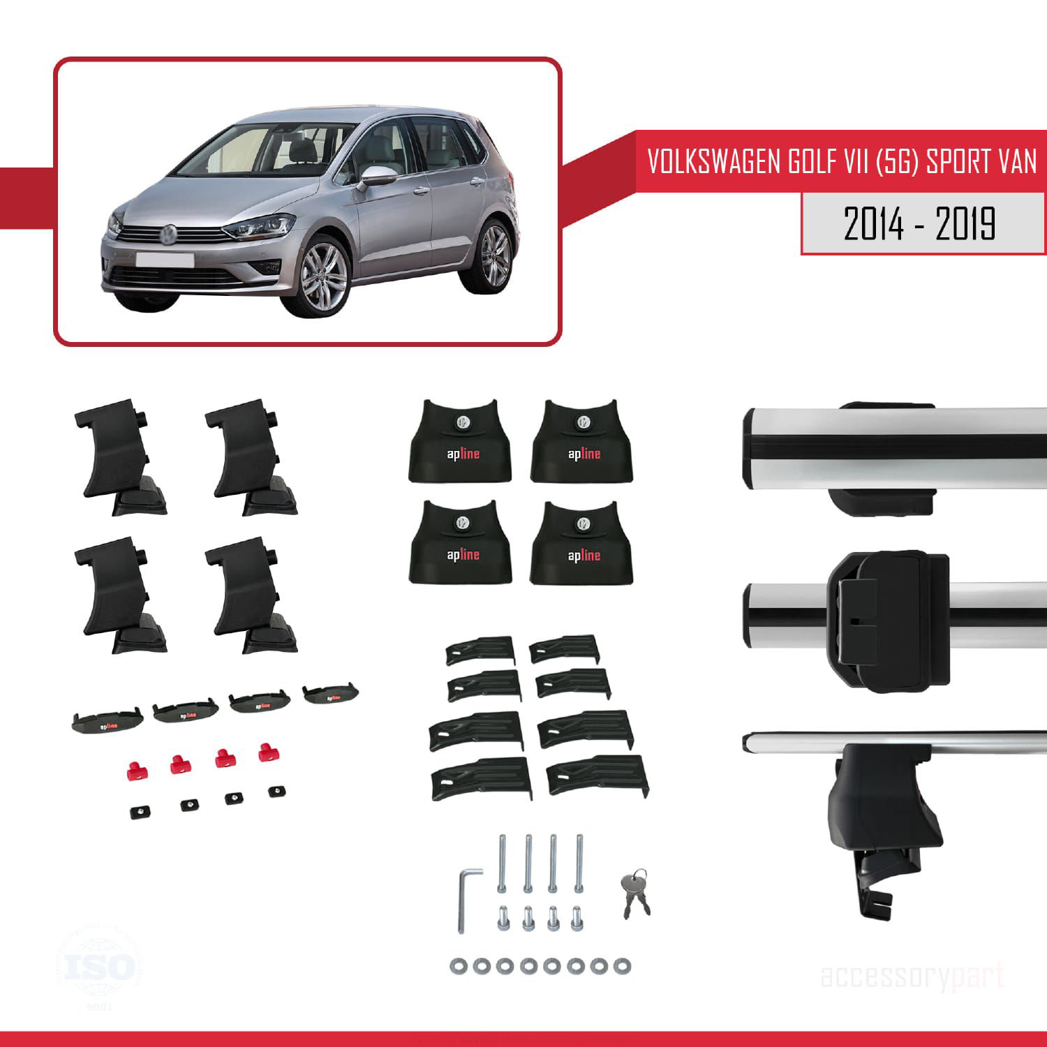 Volkswagen Golf VII (5G) Sport Van 2014-2019 Arası ile uyumlu ACE