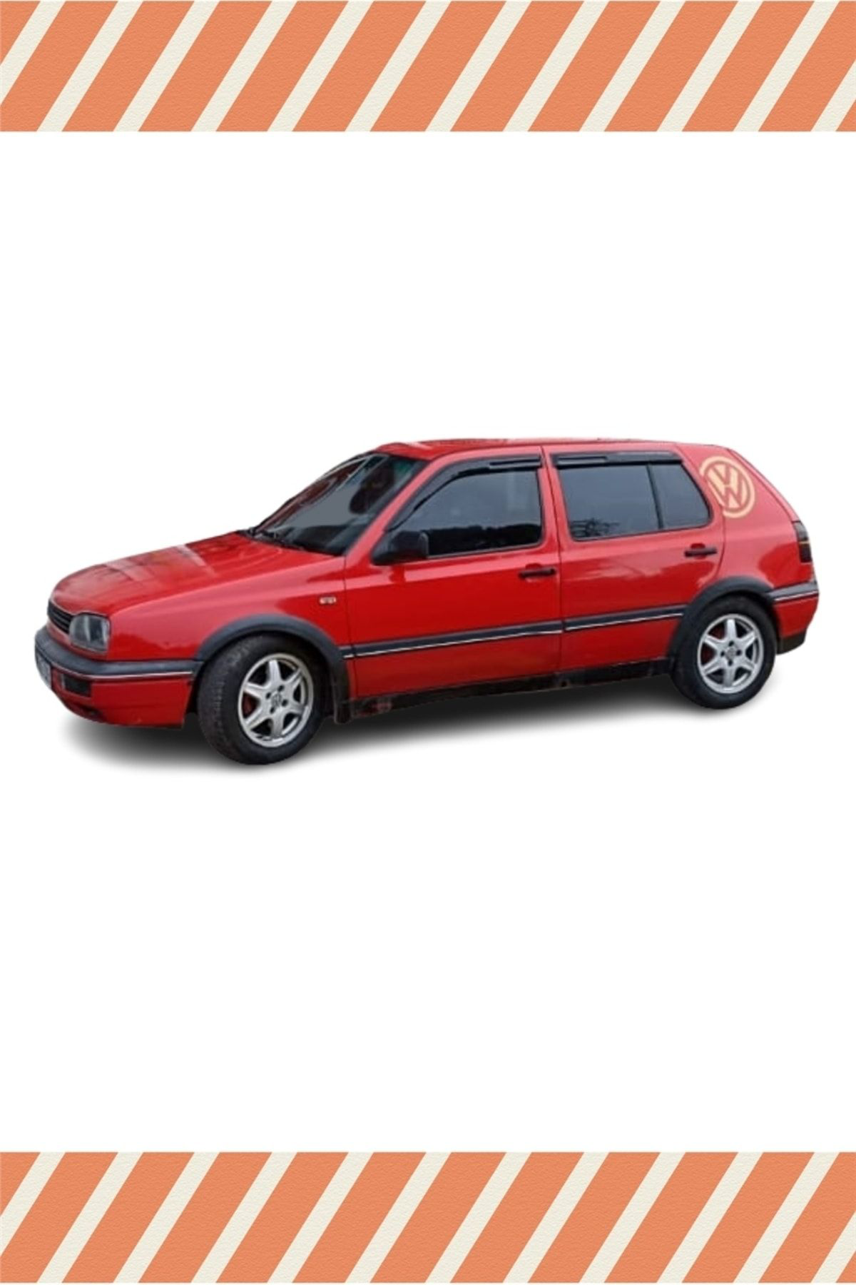 Volkswagen Golf 3 Tüm 4'lü Mügen Tip Cam Rüzgarlığı