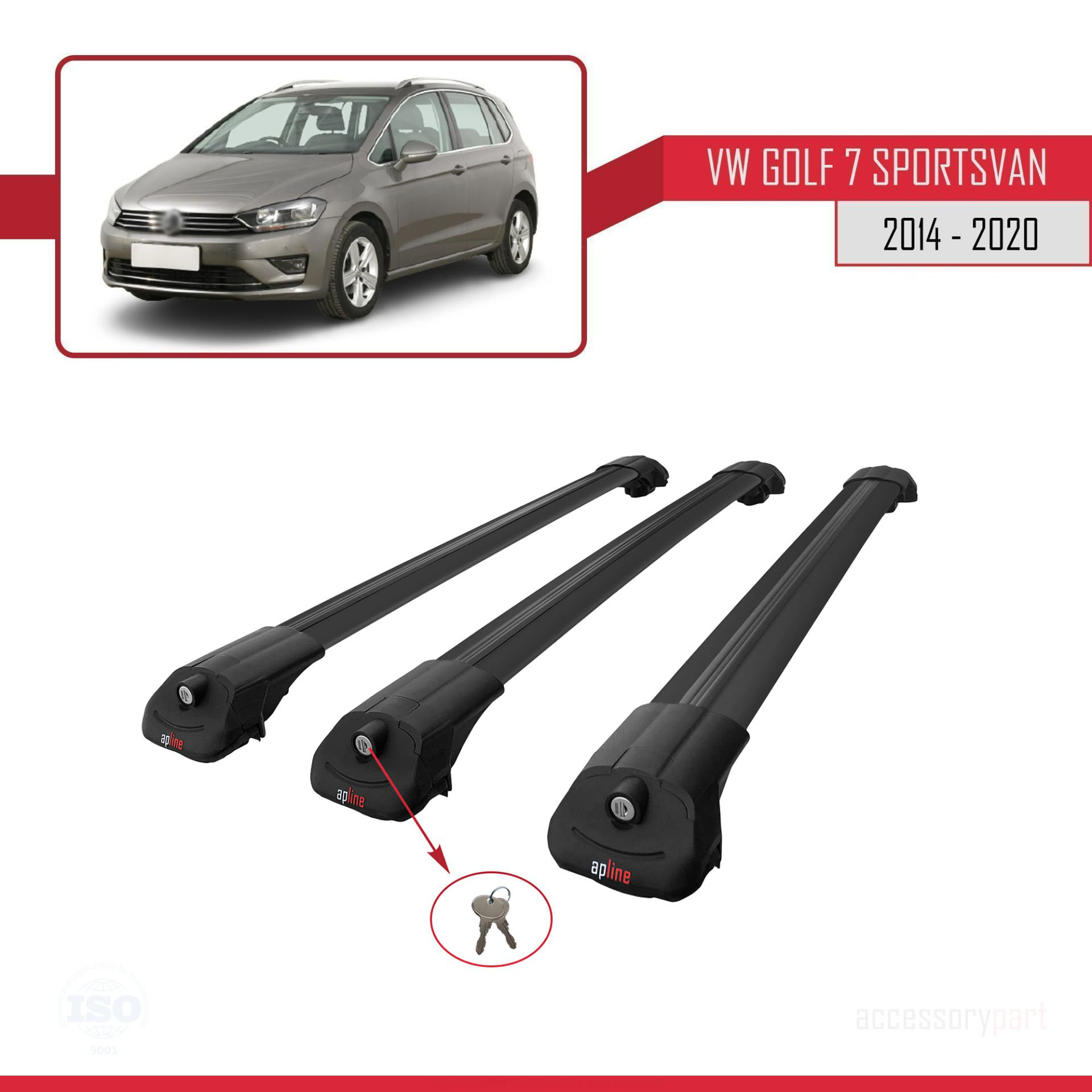 Volkswagen Golf 7 SPORTSVAN 2014-2020 Arası ile uyumlu ACE-1 Ara 