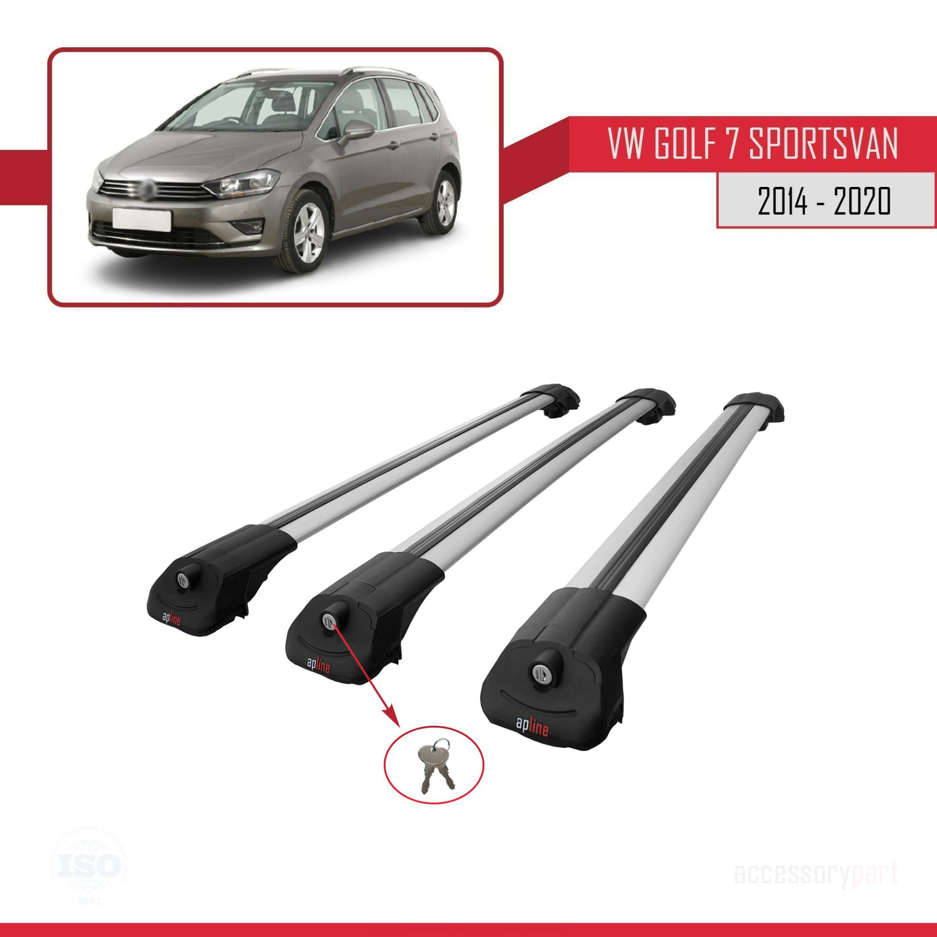 Volkswagen Golf 7 SPORTSVAN 2014-2020 Arası ile uyumlu ACE-1 Ara 