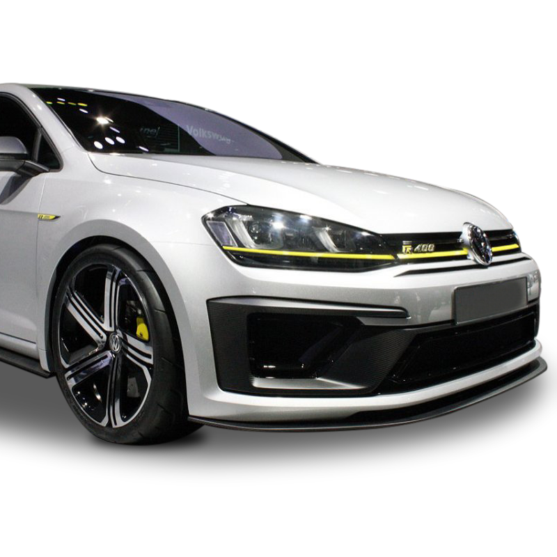 Volkswagen Golf Uyumlu 7 (2012-2016) R400 Ön Tampon Altı Lip (Pla