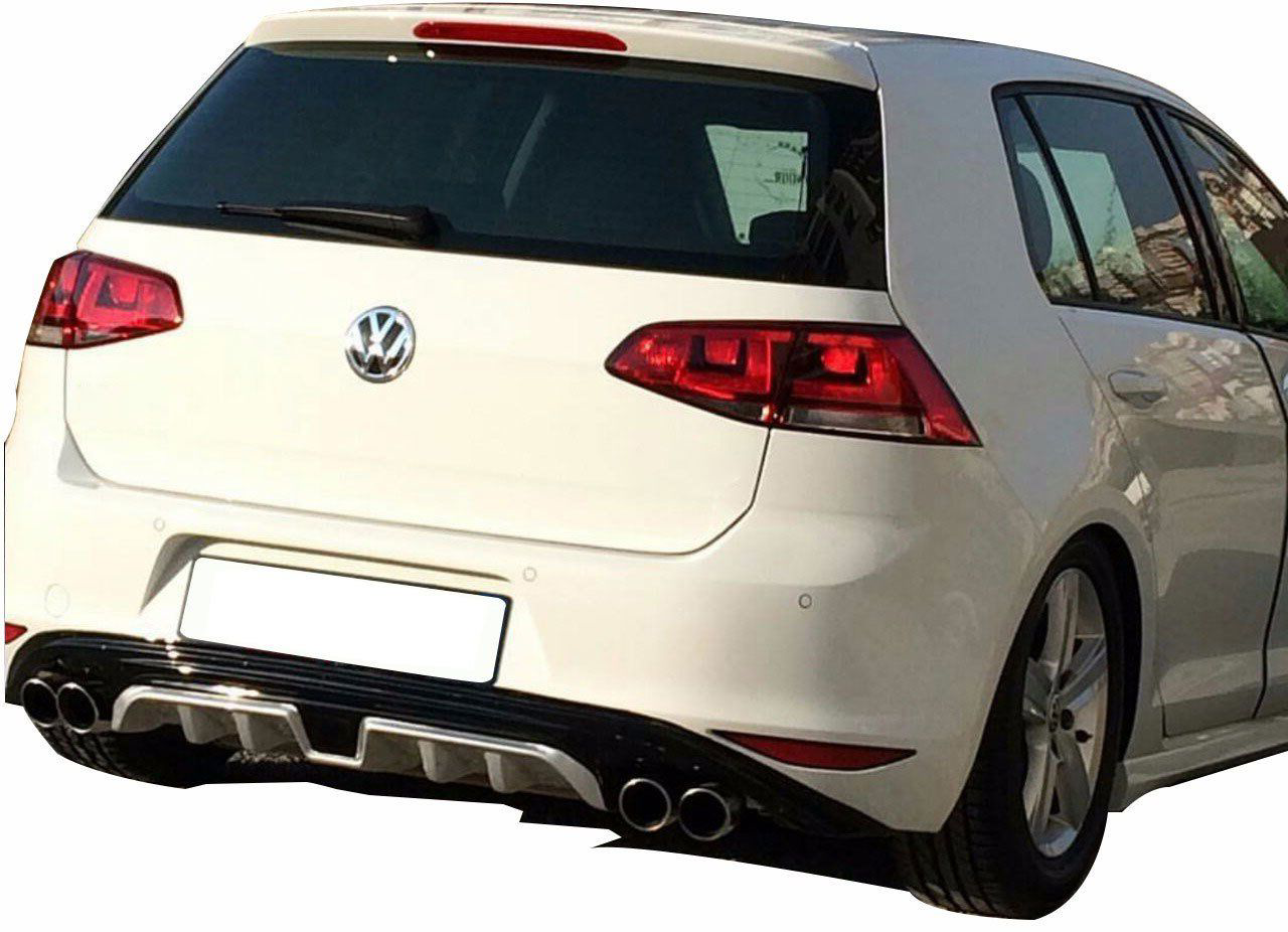 Volkswagen Golf Uyumlu 7 (2012-2016) Custom Arka Tampon Eki - Dif Volkswagen Golf Uyumlu 7 (2012-2016) Custom Arka Tampon Eki - Dif