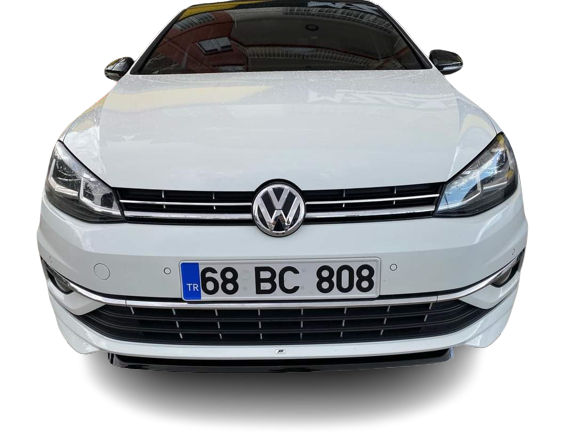 Volkswagen Golf Uyumlu 45419 (2017-2019) Abt Ön Tampon Ek (Plasti