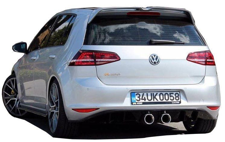 Volkswagen Golf Uyumlu 7 (2012-2016) R400 Arka Tampon Eki - Difüz