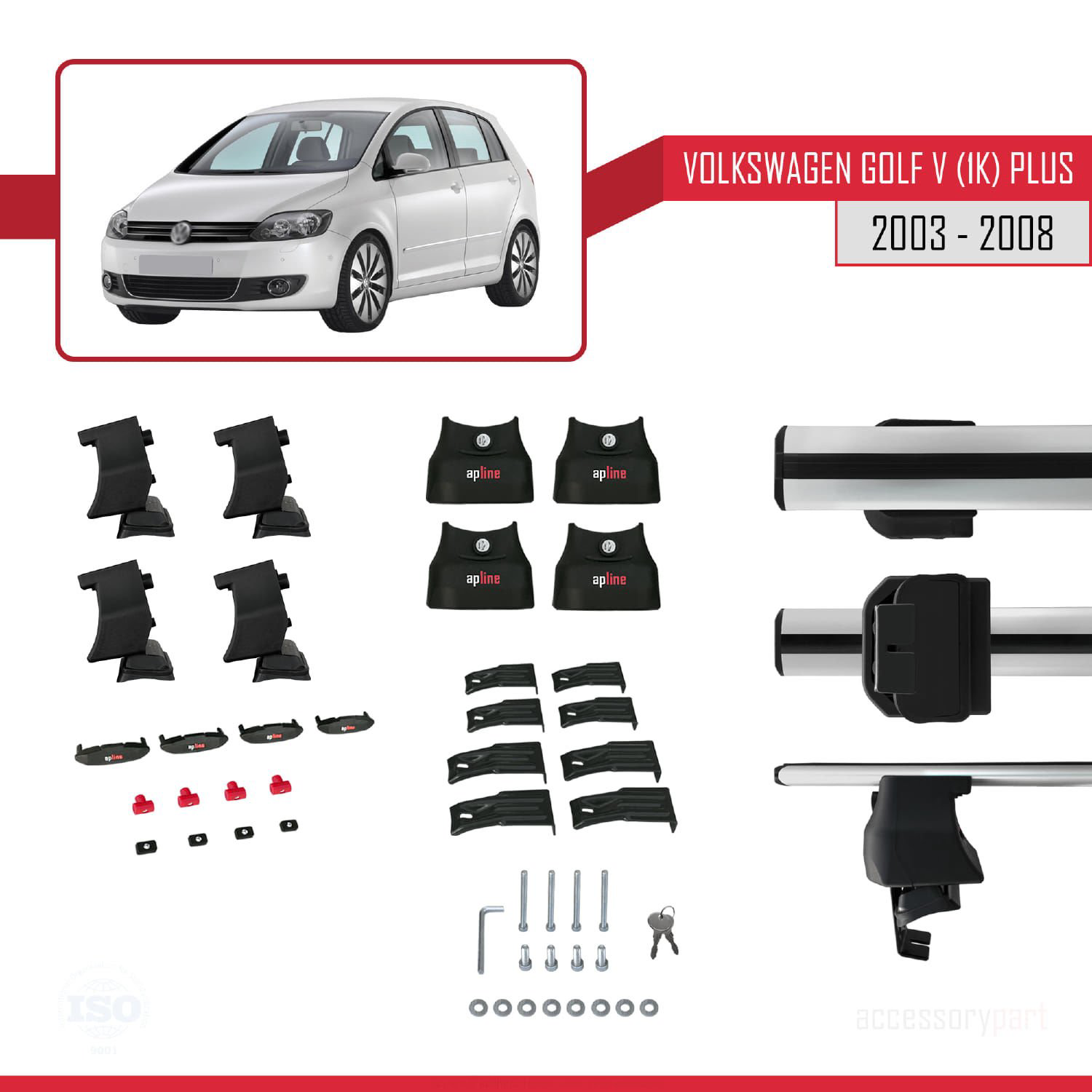 Volkswagen Golf V (1K) Plus 2003-2008 Arası ile uyumlu ACE-4 Ara 
