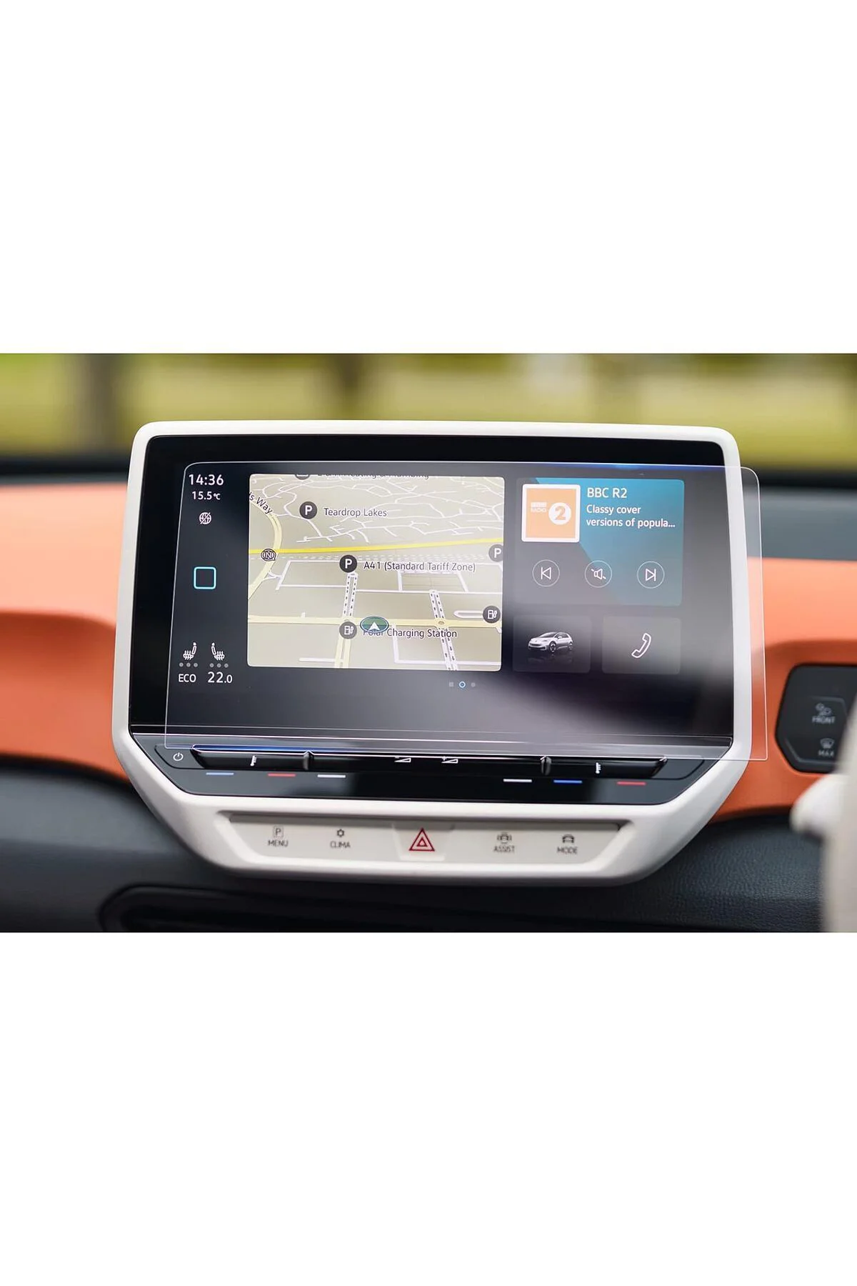 Volkswagen ID.3 10 inç Navigasyon Uyumlu 9H Nano Ekran Koruyucu M