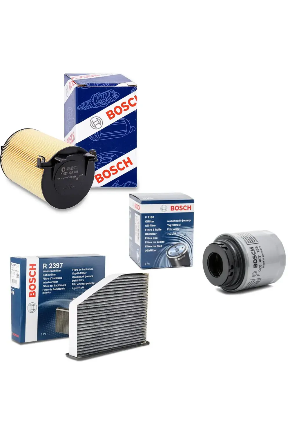 Volkswagen Jetta 1.2 TSI Periyodik Yağ Bakım Filtre Seti BOSCH