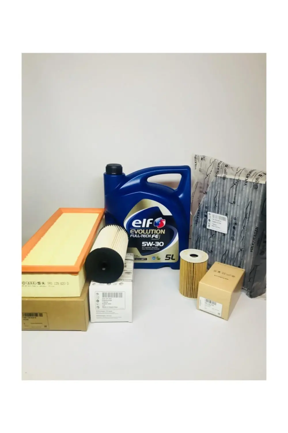VOLKSWAGEN JETTA 1.6 TDİ FİLTRE SETİ ELF 5W30 MOTOR YAĞI 2011 VE