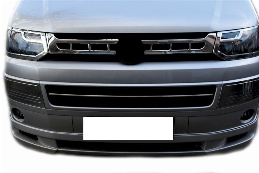 Volkswagen Multivan Uyumlu T5.5 Far Çerçevesi 2 Parça Krom 2010 V