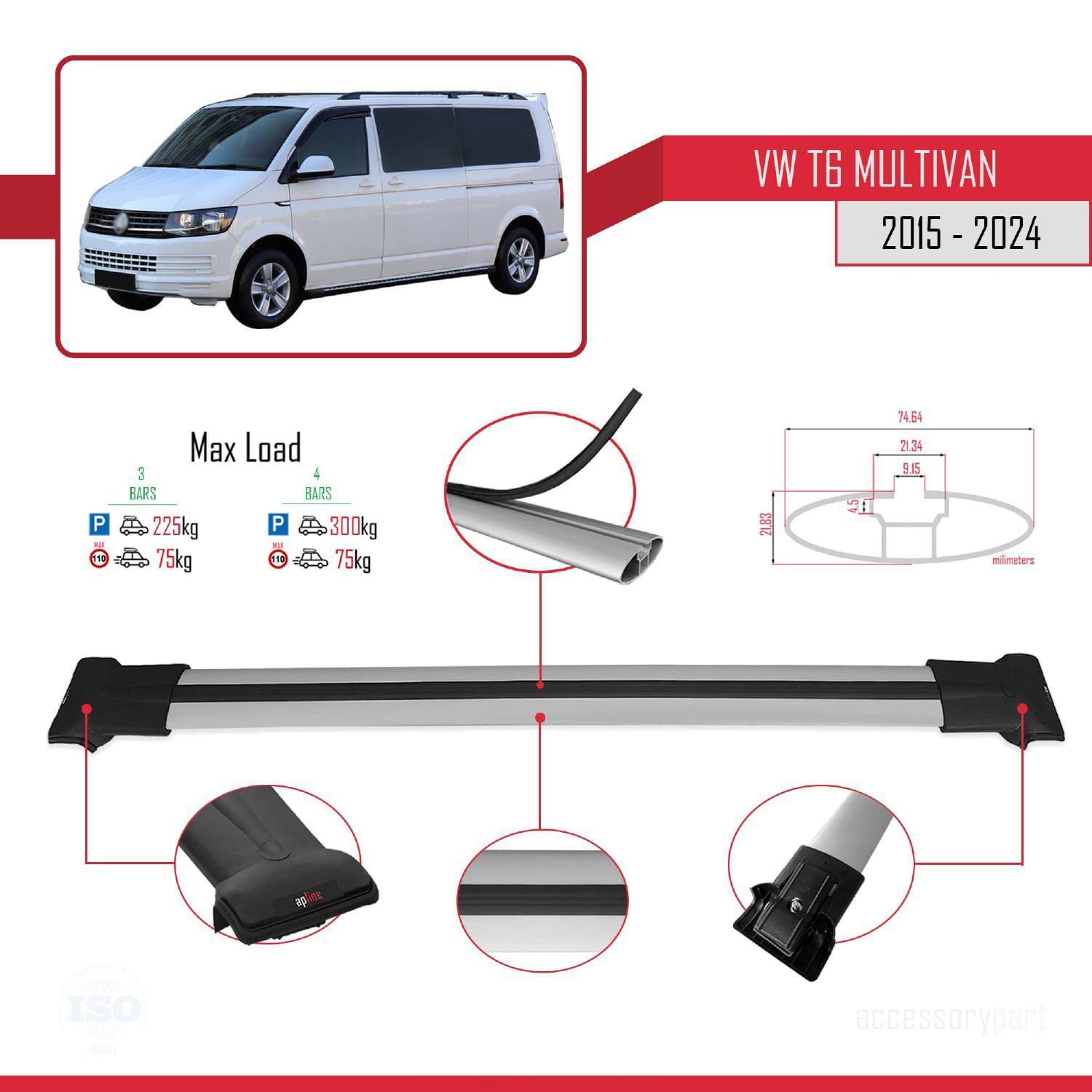 Volkswagen Multivan (T6) 2015 ve Sonrası ile uyumlu FLY Model Ara