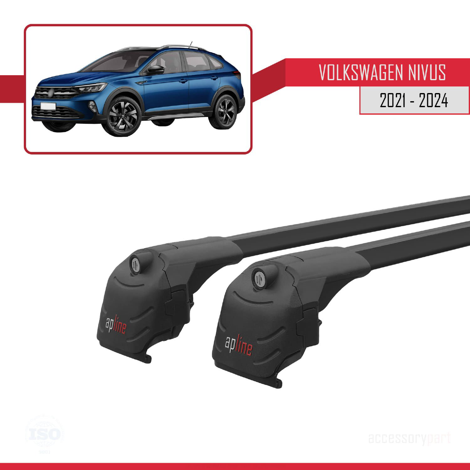 Volkswagen NIVUS 2021 ve Sonrası ile uyumlu ACE-2 Ara Atkı Tavan 