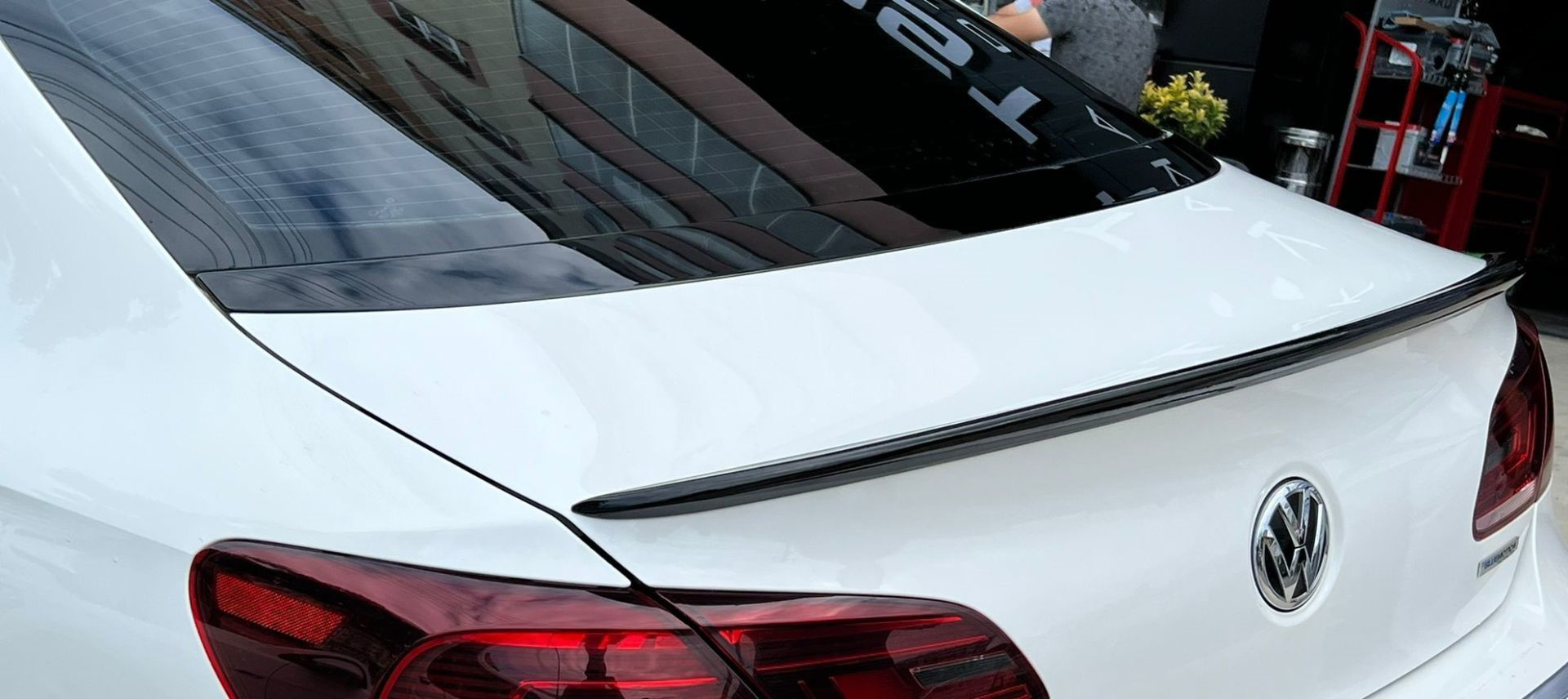 Volkswagen Passat Uyumlu CC Spoiler Bagaj Gt -2008 Parlak Siyah B