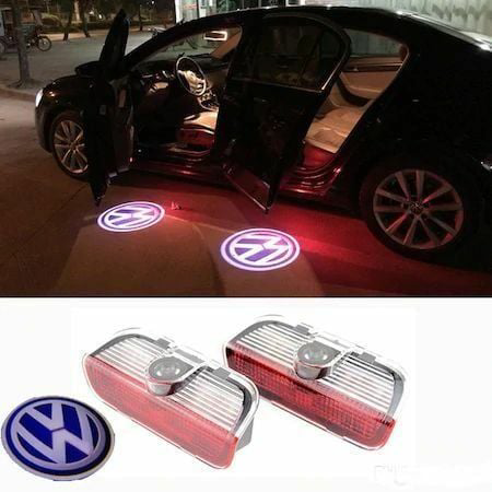 Volkswagen Passat Uyumlu B6 Kapı Altı Hayalet Logo Orjinal Lazer 