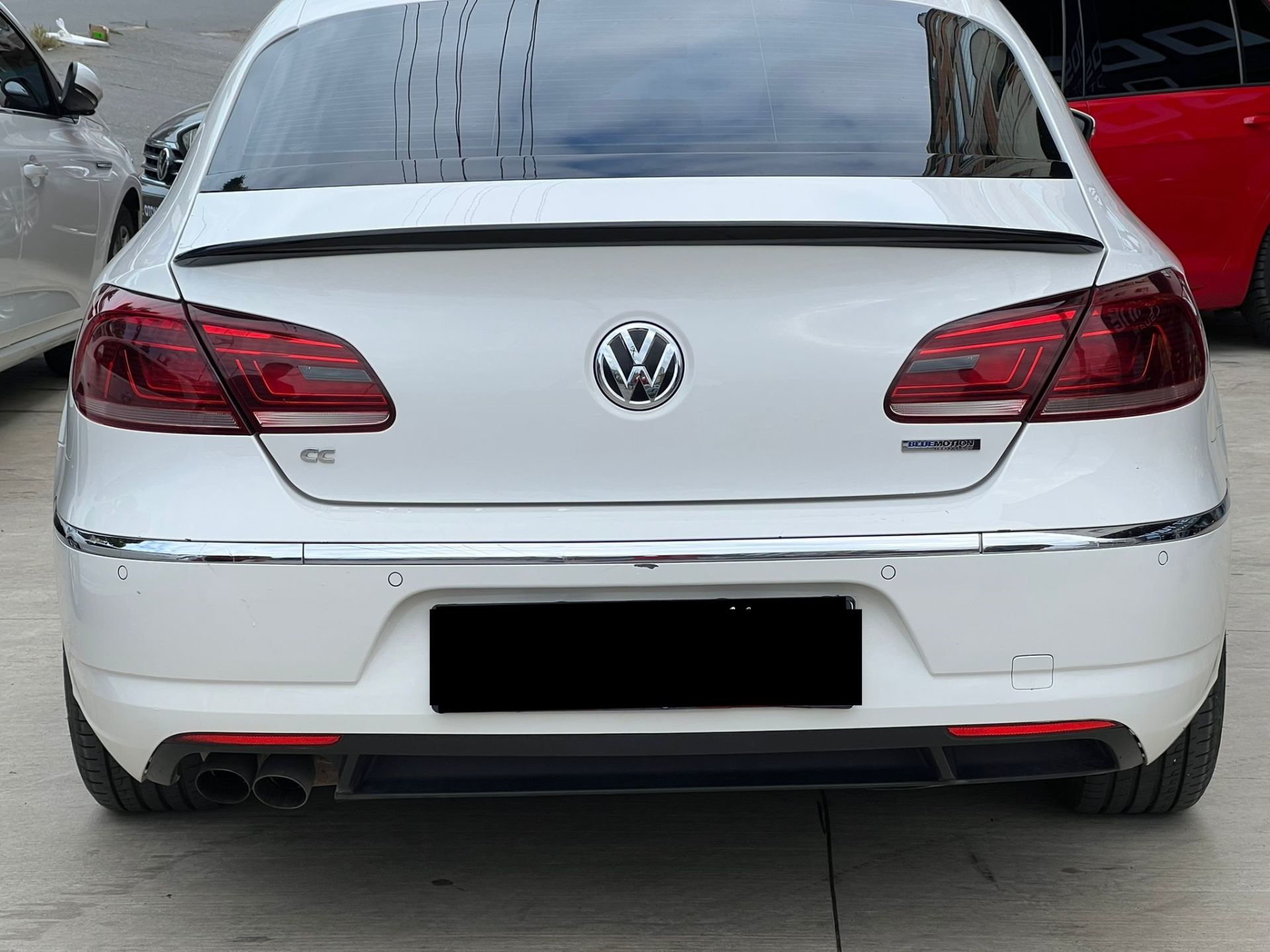 Volkswagen Passat Uyumlu CC Spoiler Bagaj Gt -2008 Parlak Siyah B