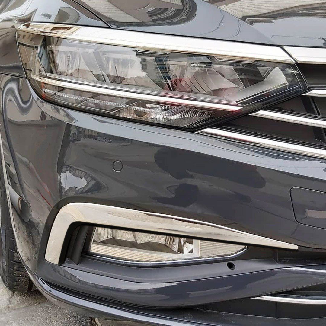 Volkswagen Passat Uyumlu B8.5 Krom Sis Farı Çerçevesi 2 Parça 201