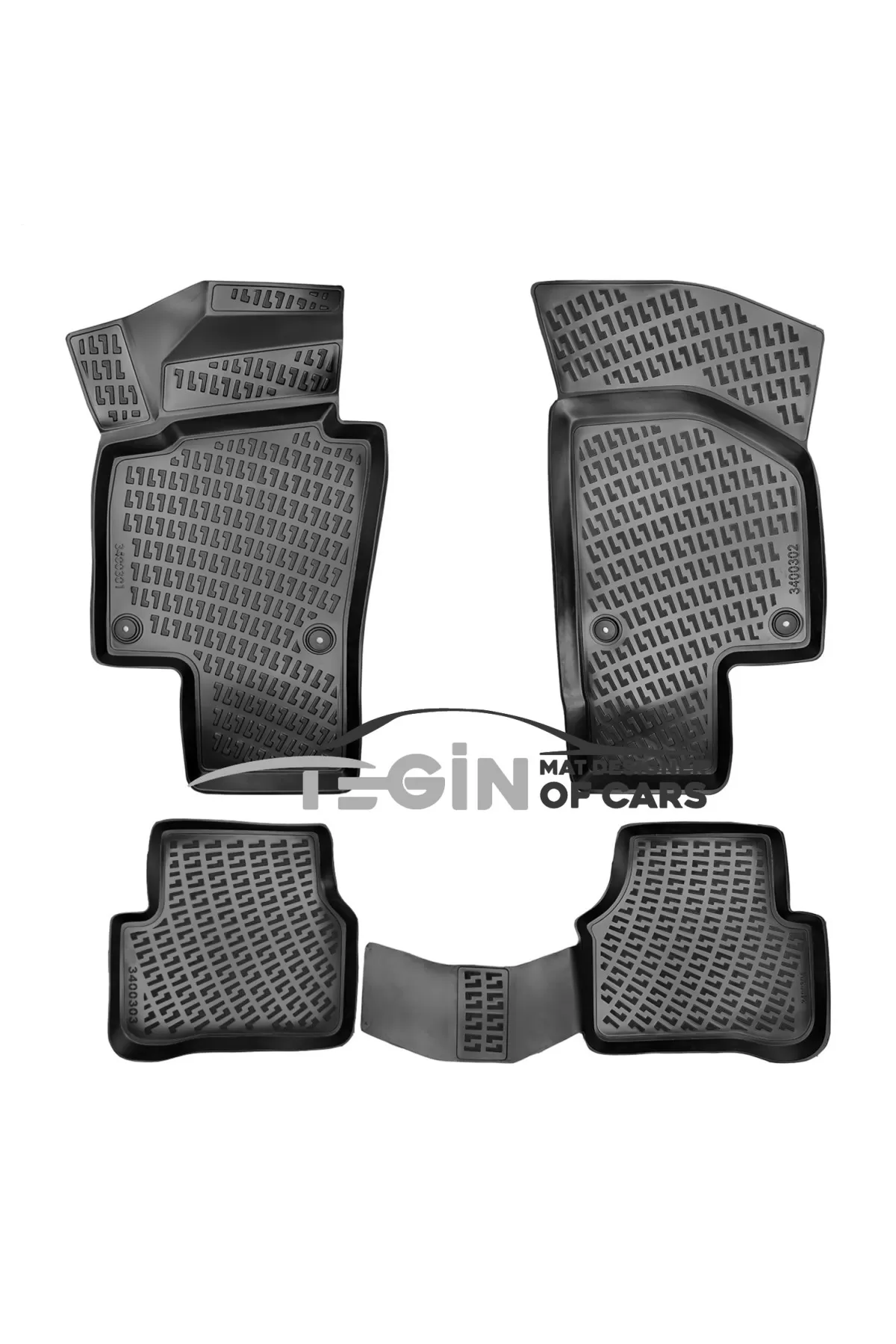 Volkswagen Passat B6 2008 Bagaj Havuzu + Siyah 3D Paspas