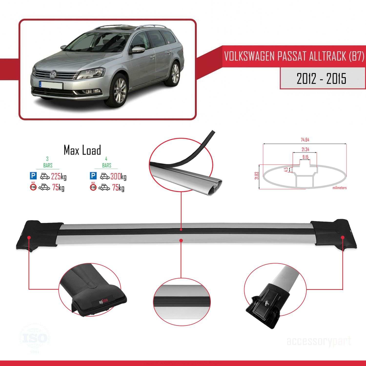 Volkswagen Passat Alltrack (B7) 2012-2015 Arası ile Uyumlu FLY Mo Fiyatı, Yorumları ve Özellikleri