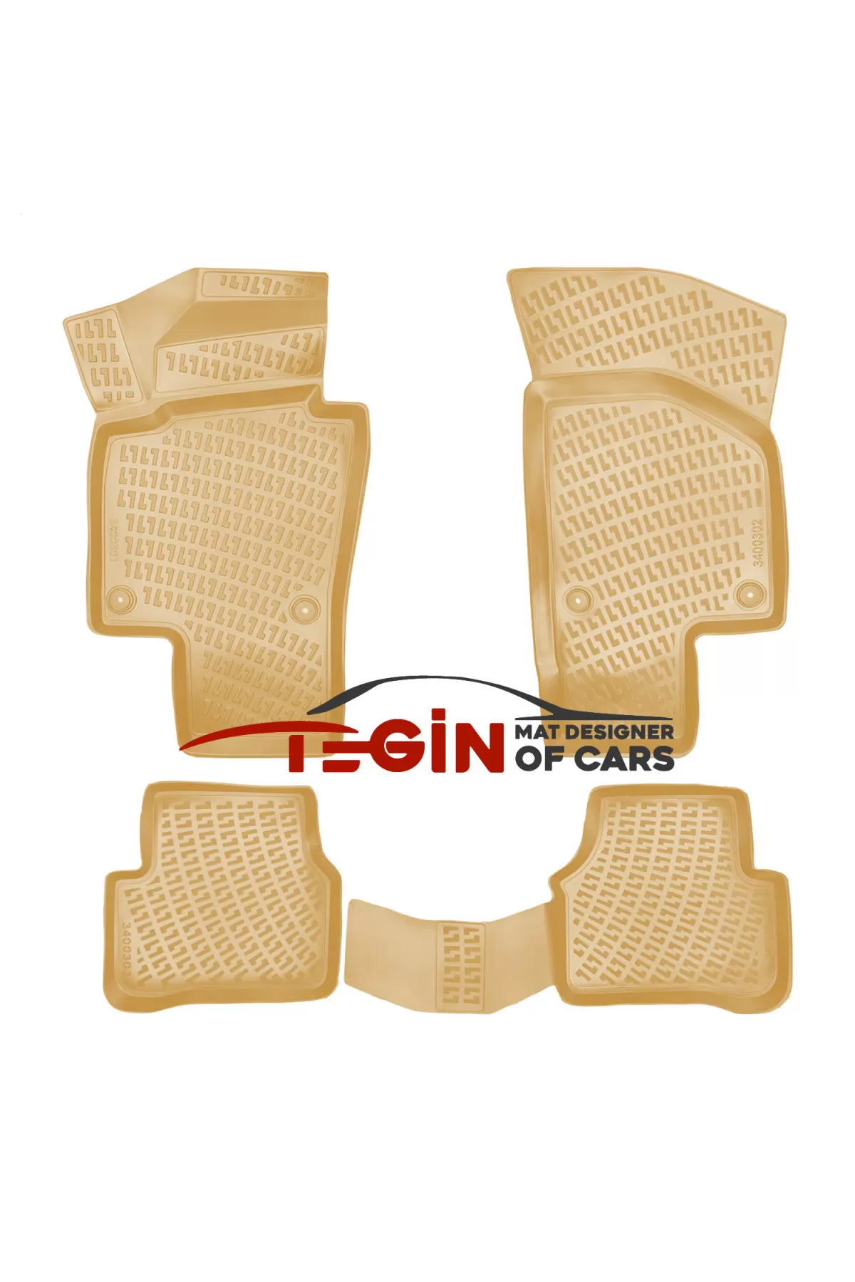 Volkswagen Passat B6 2008 Bagaj Havuzu + Bej 3D Paspas