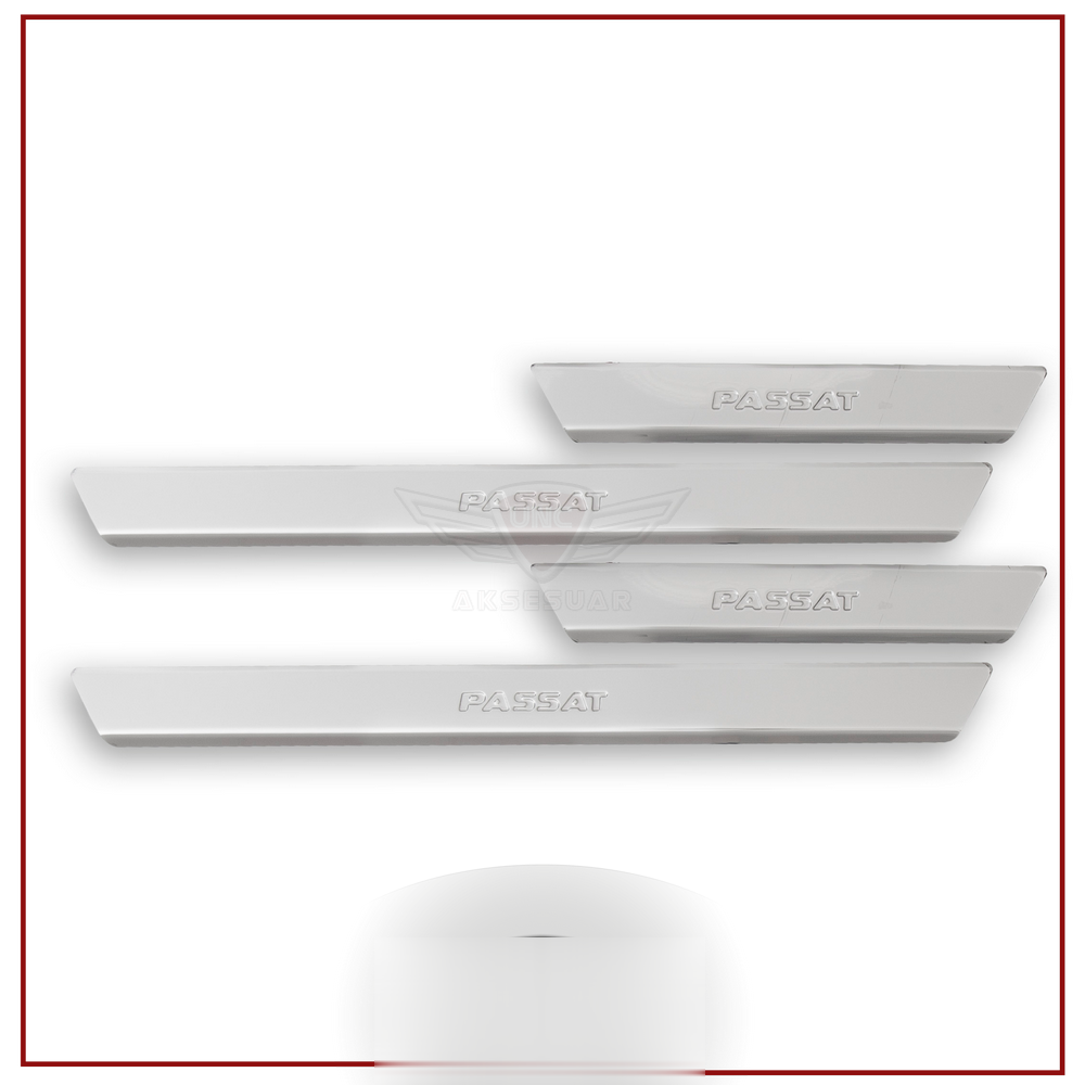 Volkswagen Passat Uyumlu B8 Kapı Eşiği Dış Sedan -2015 Paslanmaz 