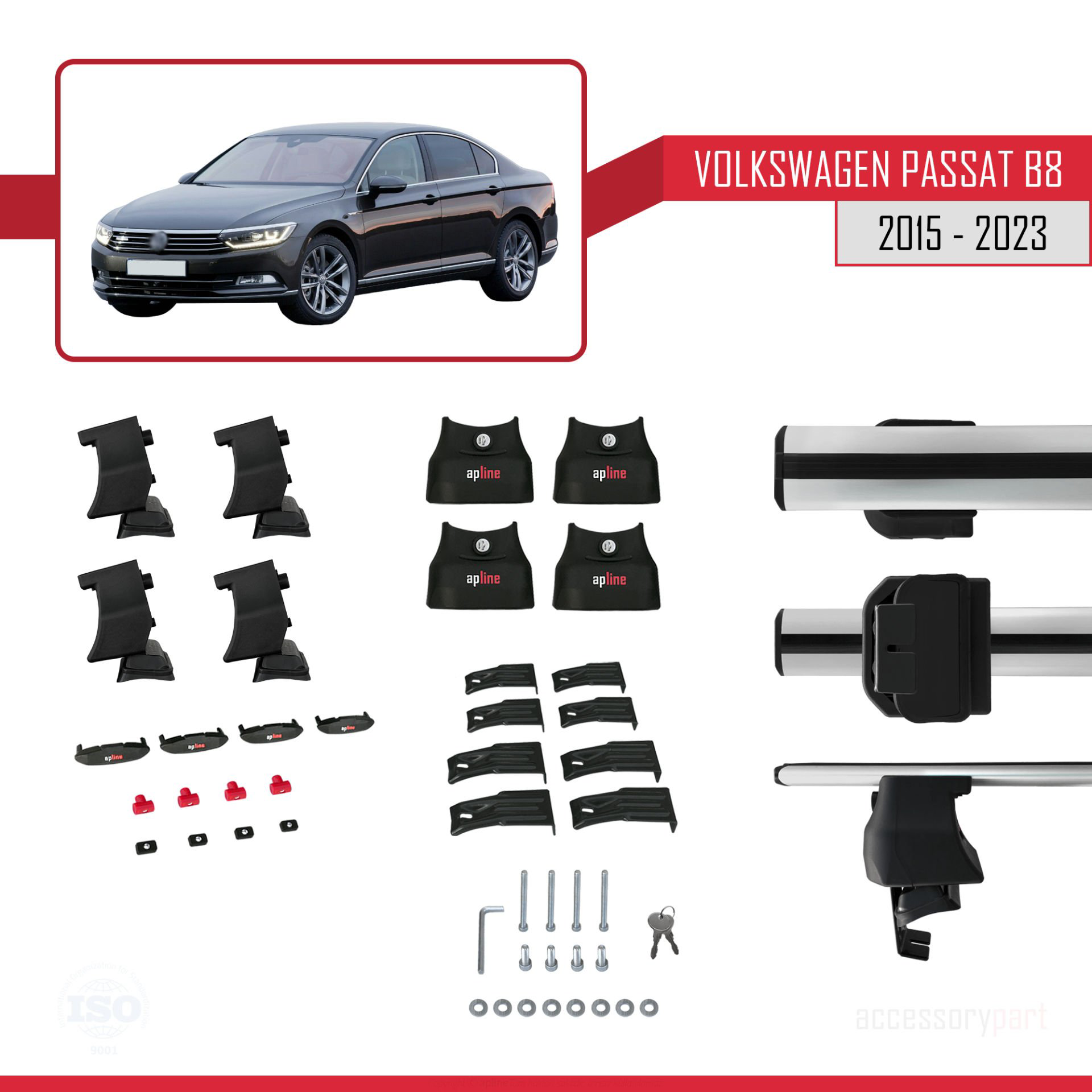 Volkswagen Passat (B8) 2019-2023 Arası ile uyumlu ACE-4 Ara Atkı 