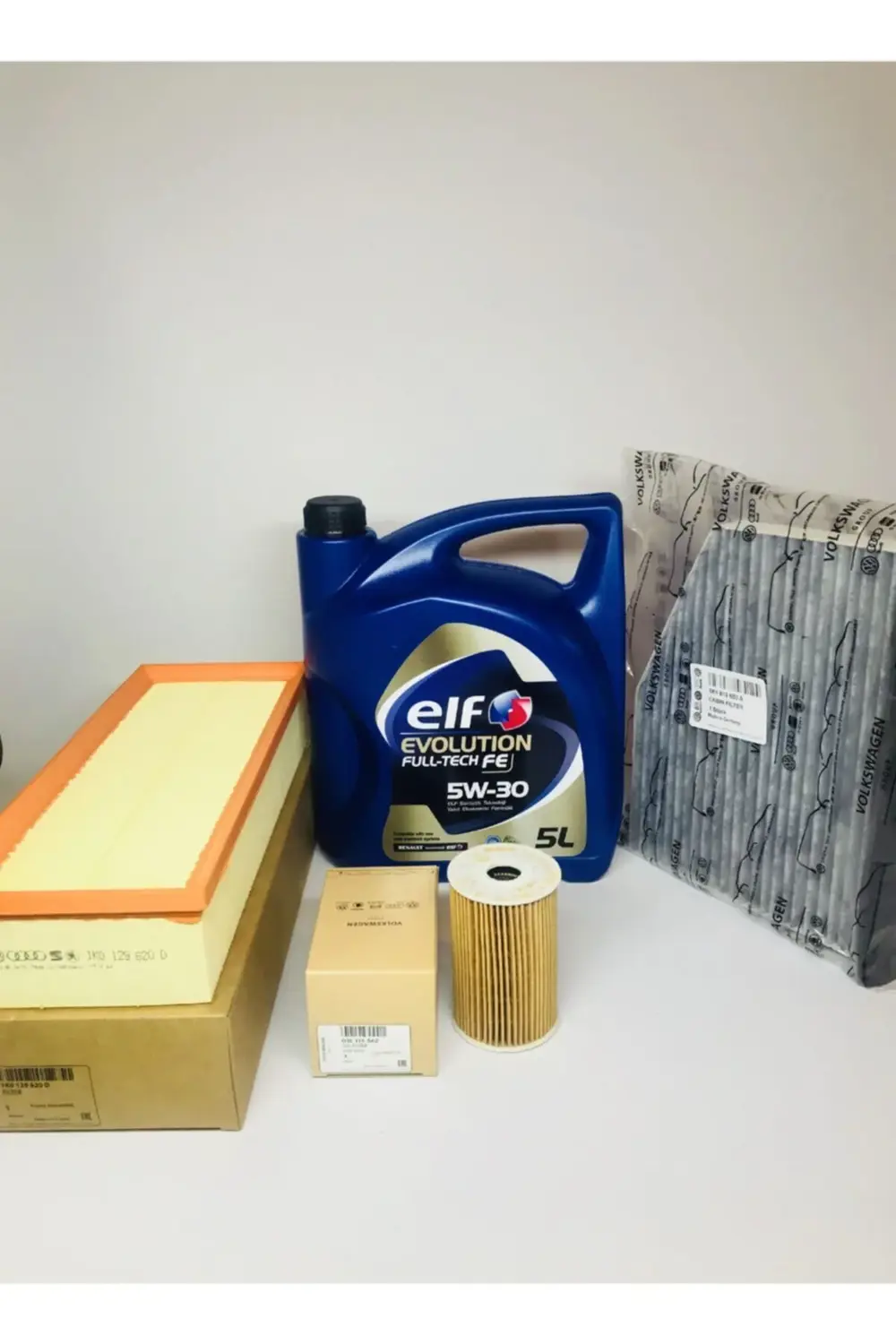 Volkswagen Passat 1.6 Tdi Filtre Bakım Seti 5w30 Motor Yağı 2014